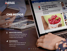 Tablet Screenshot of cms-medios.com